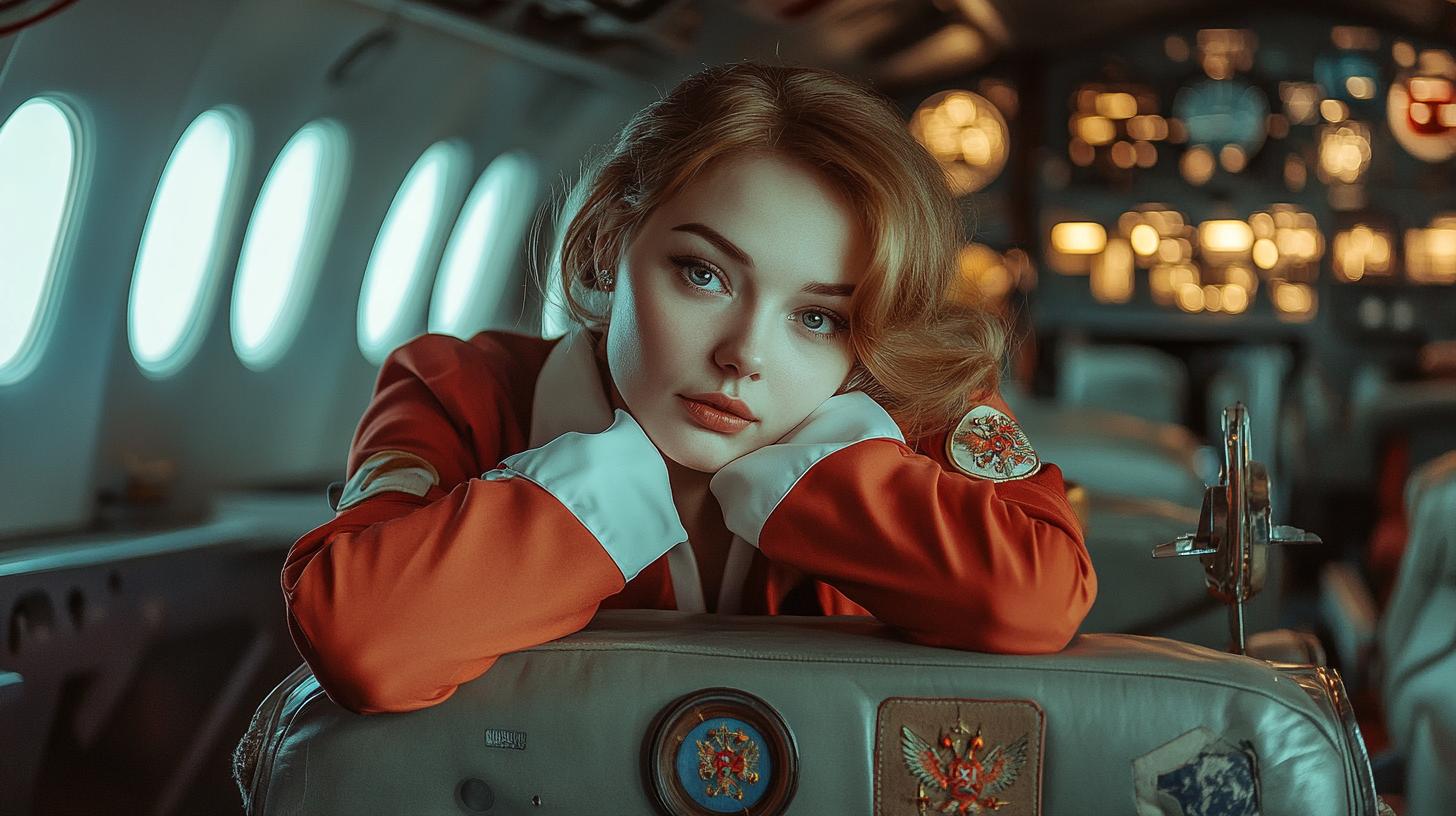 Стюардесса из России вызвала шквал комментариев с фото в полупрозрачном корсете;