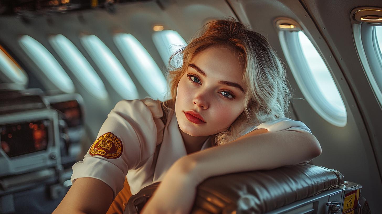 Стюардесса из России вызвала шквал комментариев с фото в полупрозрачном корсете;